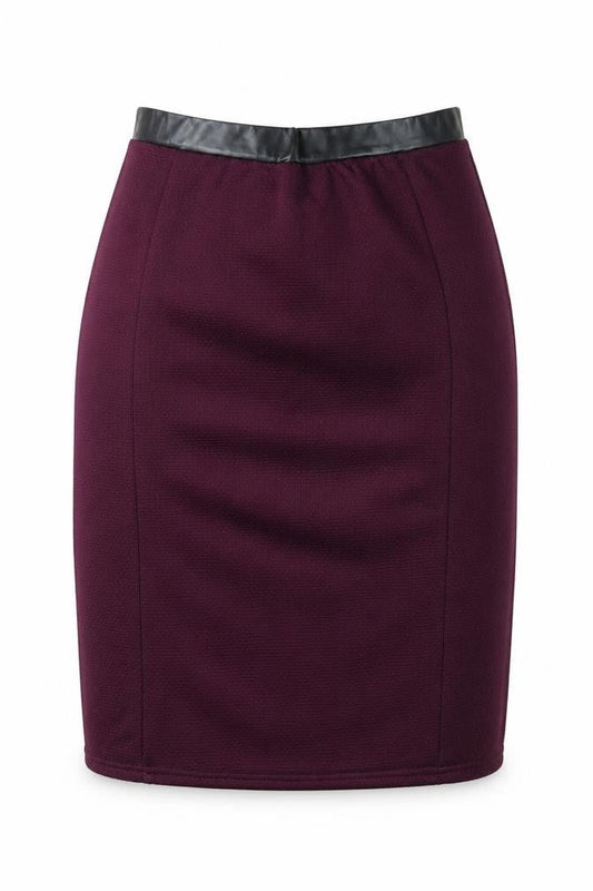 Atmosphere Womens Purple Polyester A-Line Skirt Size 8