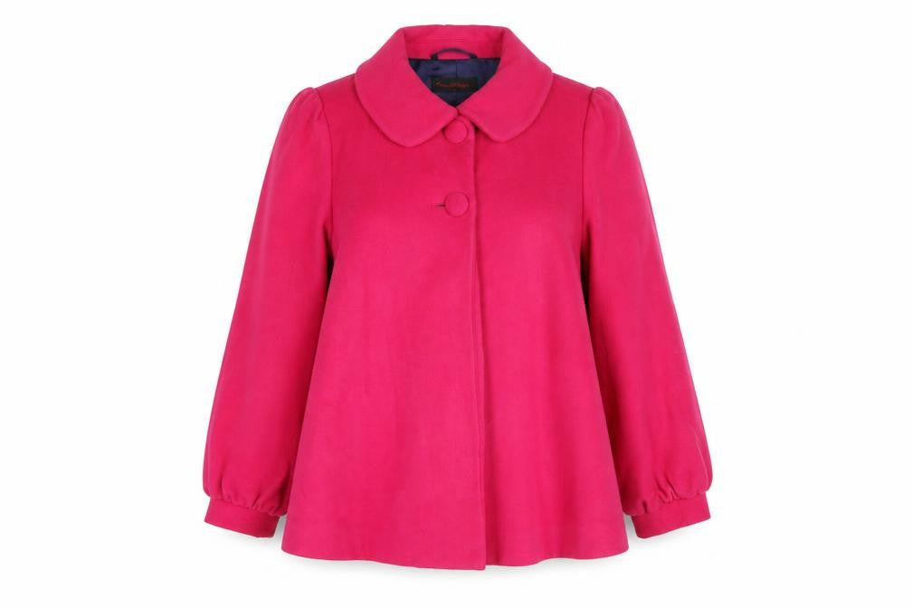 Miss Selfridge Womens Pink Jacket Size 12 Button