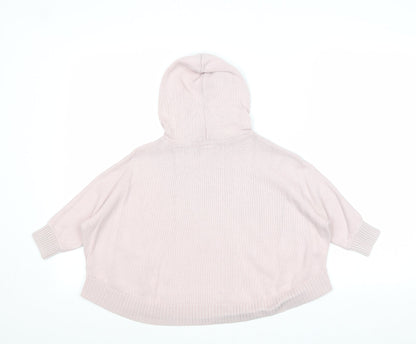Gap Girls Pink Round Neck 100% Cotton Pullover Jumper Size 5 Years Pullover - Star Print