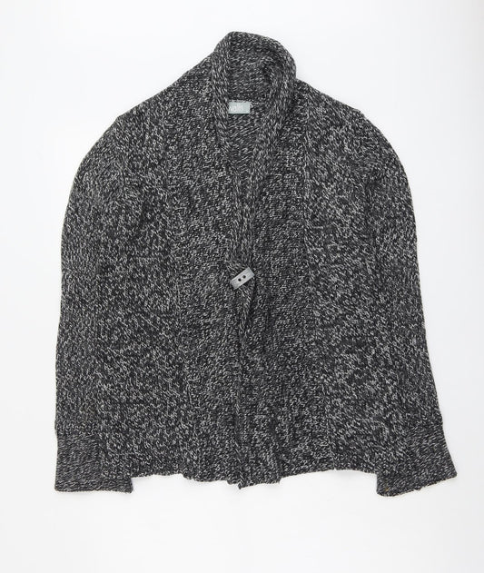 Wallis Womens Grey V-Neck Acrylic Cardigan Jumper Size S