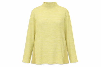 Next Womens Yellow High Neck Viscose Pullover Jumper Size 8