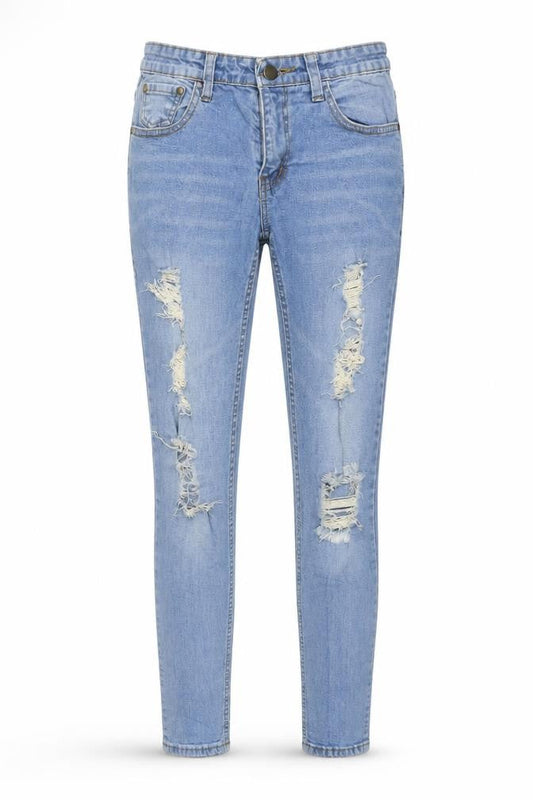 Volume Womens Blue Cotton Skinny Jeans Size M L29 in Regular Button