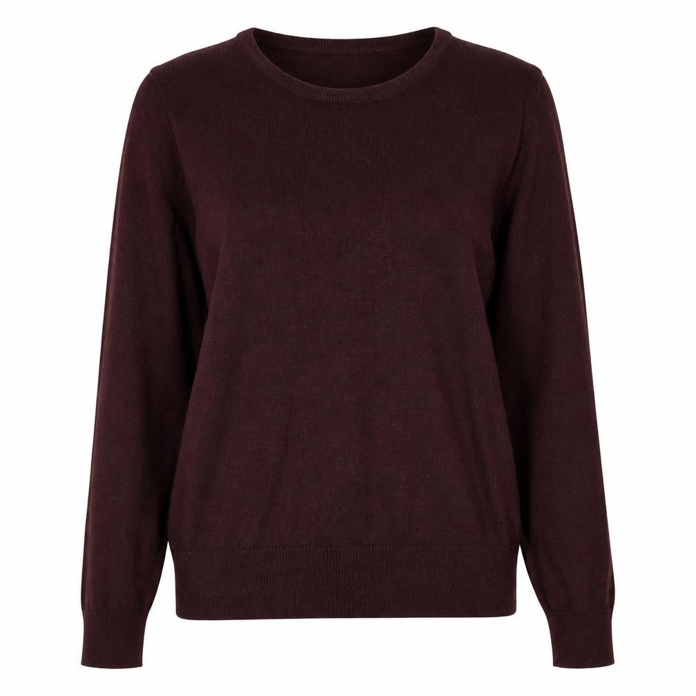 H&M Womens Red Boat Neck Viscose Pullover Jumper Size S