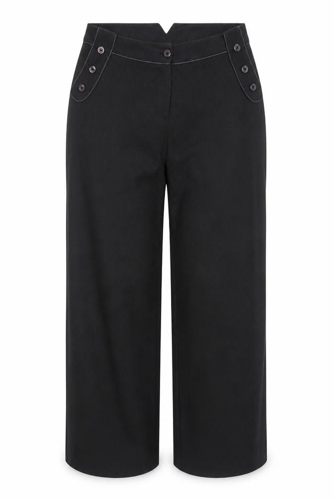 AMARANTO Womens Grey Polyester Trousers Size 12 Regular Zip
