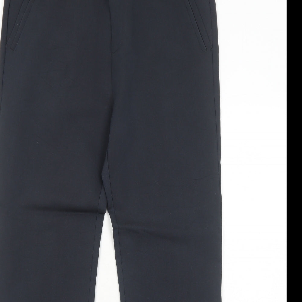 Taranko Womens Black Polyester Trousers Size 14 Regular Zip