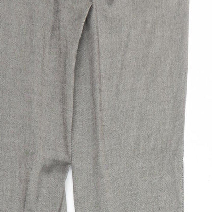 ORSAY Womens Brown Polyester Trousers Size 8 Regular Zip