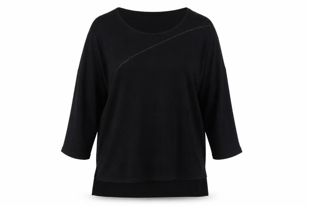 Zara Womens Black Round Neck Polyester Pullover Jumper Size M