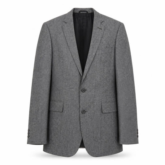 Vitale Barberis Canonico Mens Grey Wool Jacket Suit Jacket Size 38 Regular