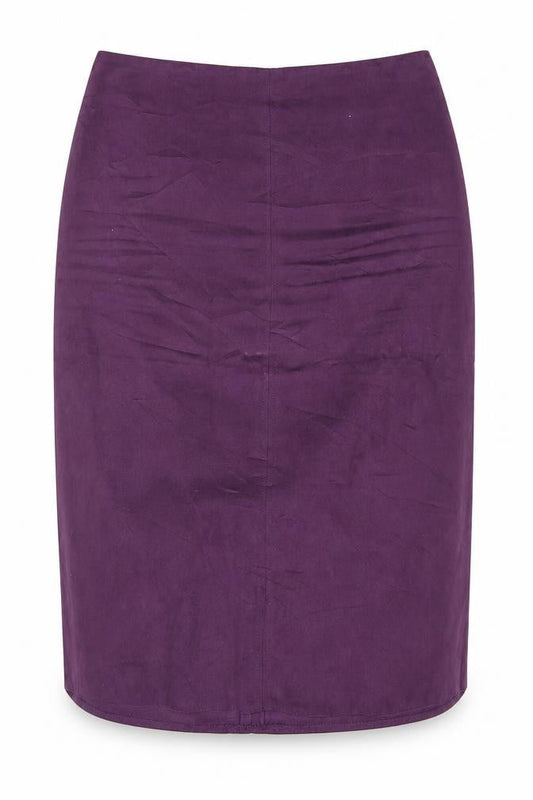 Dorothy Perkins Womens Purple Polyester A-Line Skirt Size 10 Zip