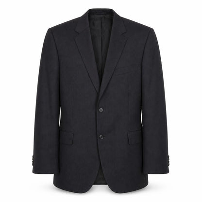 F&F Mens Black Striped Polyester Jacket Suit Jacket Size 44 Regular