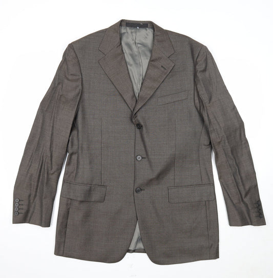Marks and Spencer Mens Grey Wool Jacket Suit Jacket Size 40 Regular