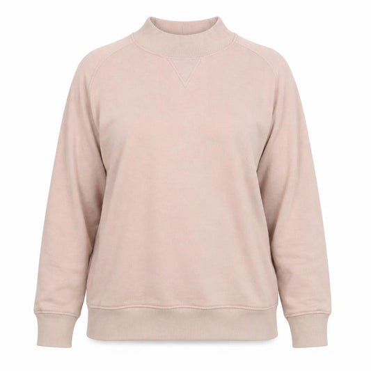 Nasty Gal Womens Pink Cotton Pullover Sweatshirt Size 10 Pullover