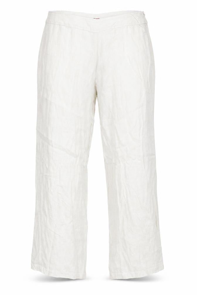 Olsen Womens Beige Polyester Trousers Size 34 in Regular Zip