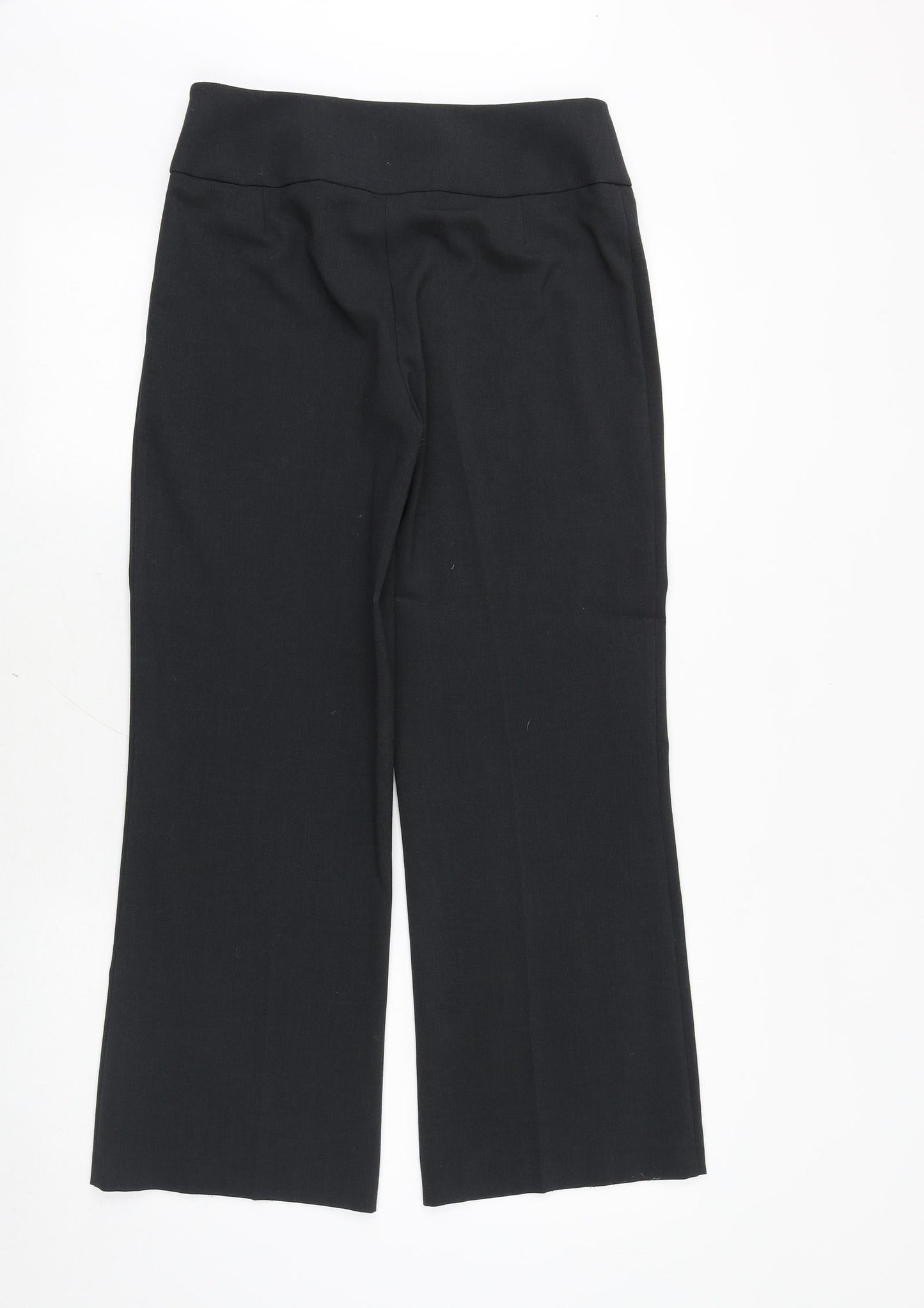 Marks and Spencer Womens Grey Polyester Dress Pants Trousers Size 8 Regular Zip