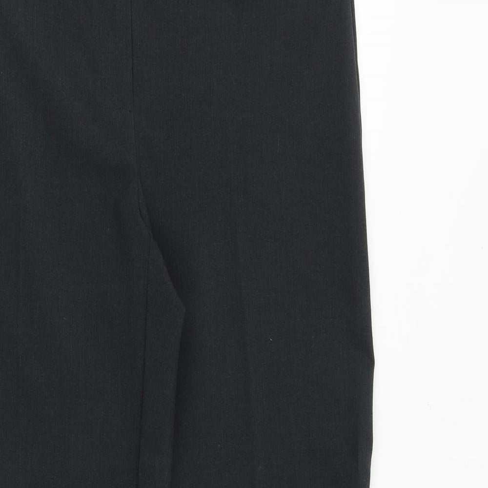 Marks and Spencer Womens Grey Polyester Dress Pants Trousers Size 8 Regular Zip