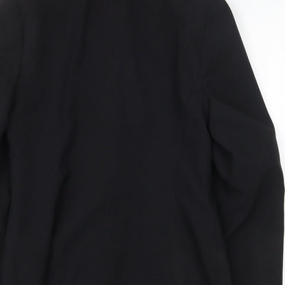 New Look Womens Black Polyester Jacket Suit Jacket Size 12