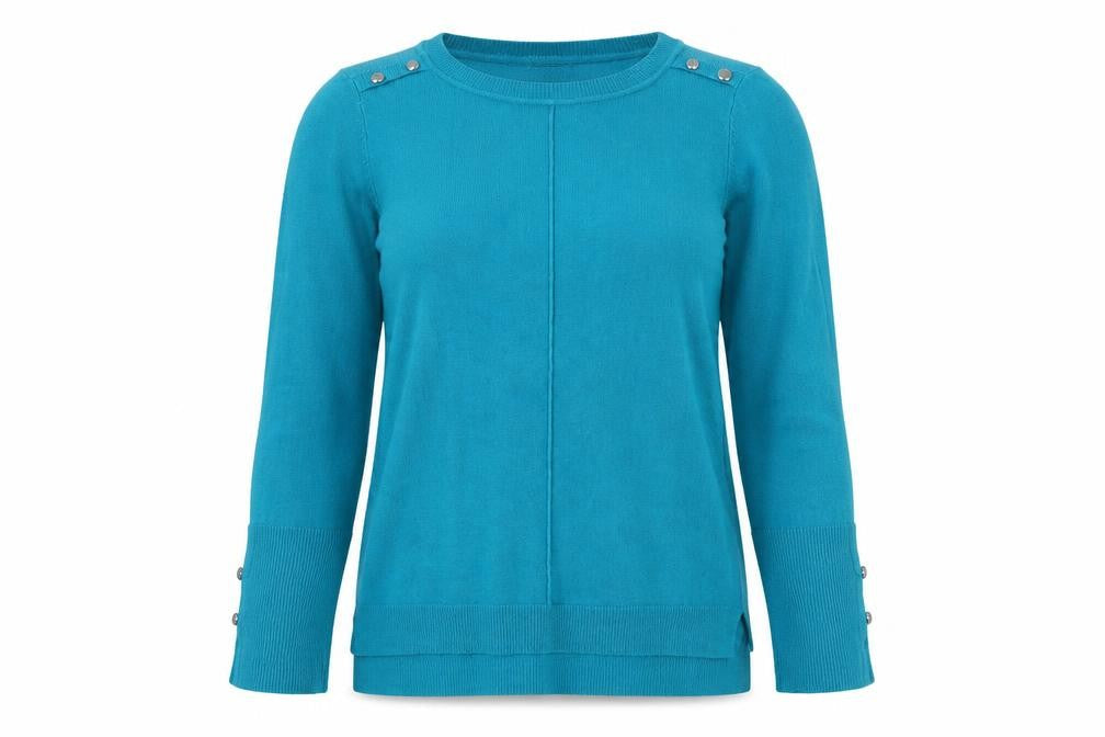 Primark Womens Green Boat Neck Acrylic Pullover Jumper Size S