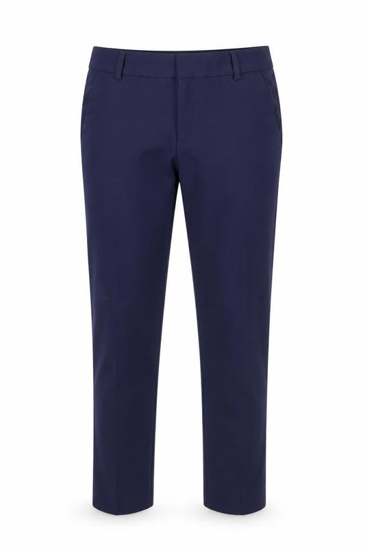 Closet Mens Blue Polyester Chino Trousers Size 30 in Regular Zip