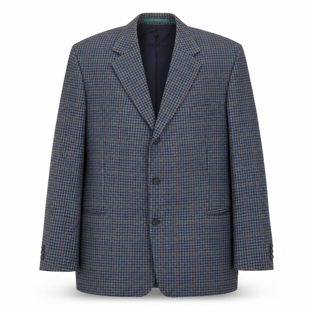 Canda Mens Blue Wool Jacket Suit Jacket Size 46 Regular