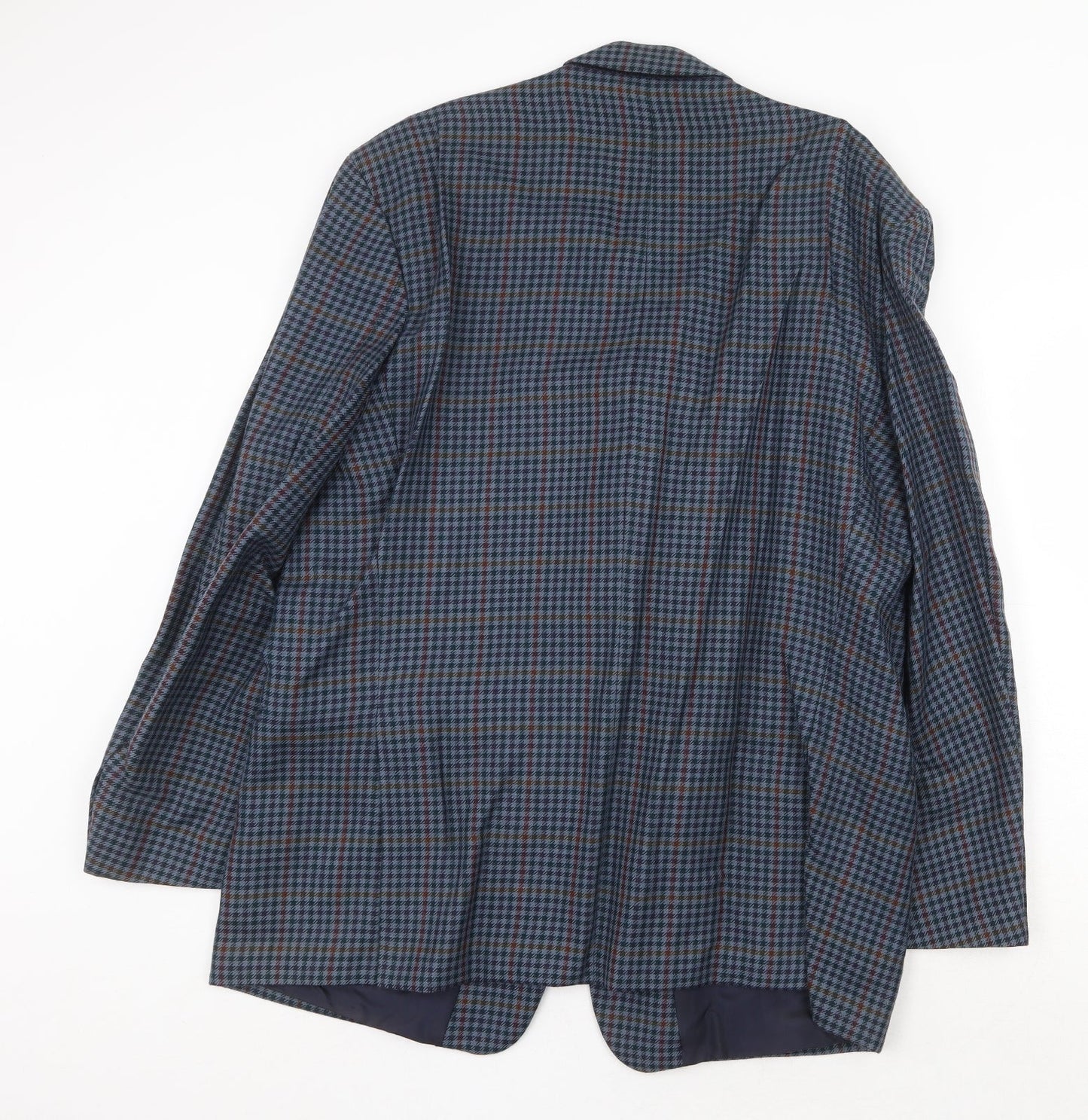 Canda Mens Blue Wool Jacket Suit Jacket Size 46 Regular