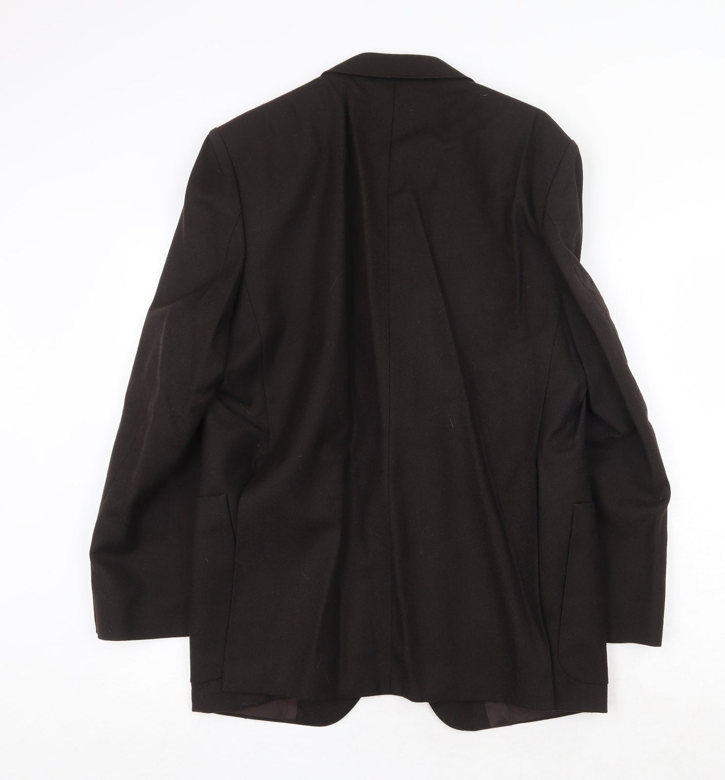 St Michael Mens Brown Wool Jacket Suit Jacket Size 42 Regular
