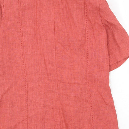Roman Originals Womens Orange Polyester Jacket Blazer Size 14