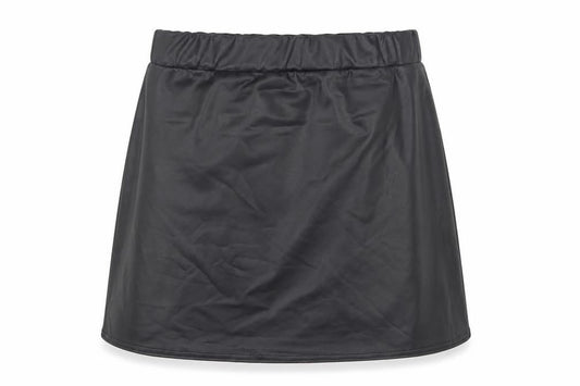 Boohoo Womens Black Polyester A-Line Skirt Size 6