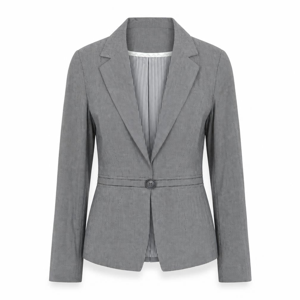 NEXT Womens Grey Polyester Jacket Suit Jacket Size 10