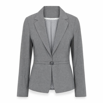 Next Womens Grey Polyester Jacket Suit Jacket Size 10