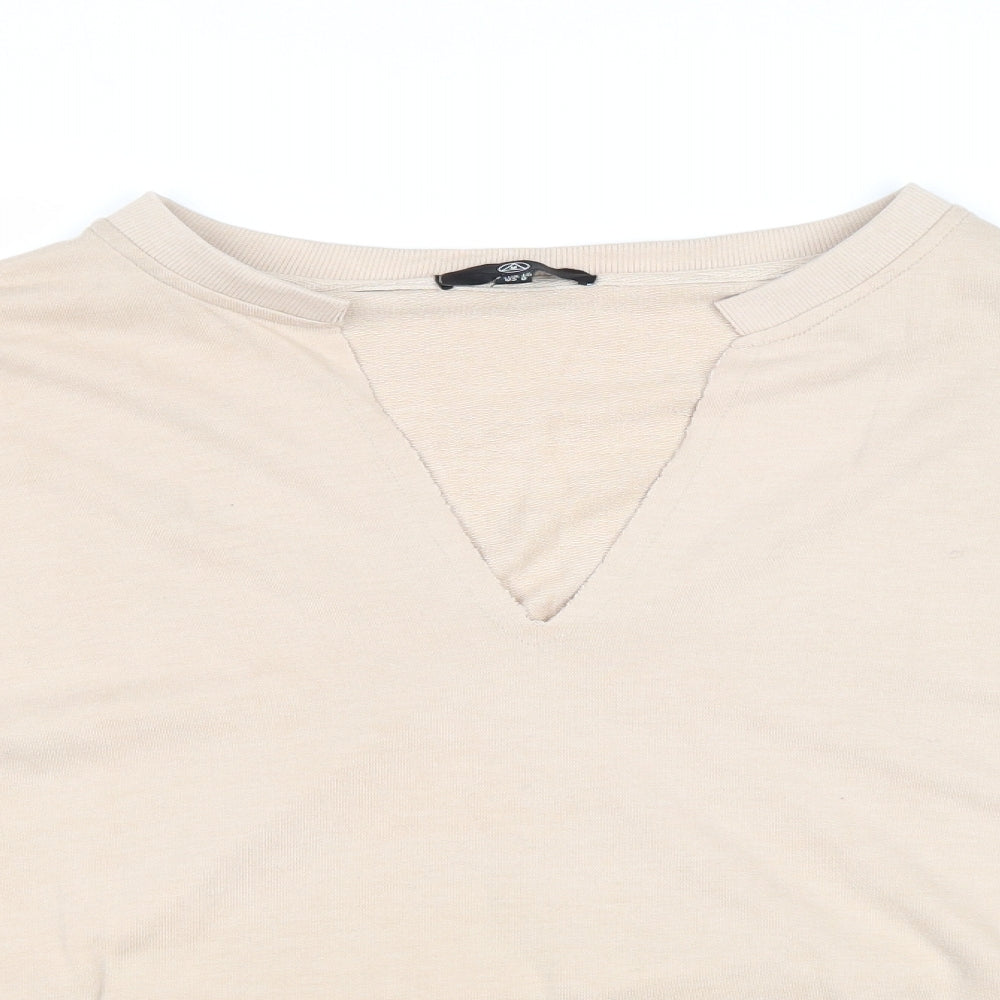 Missguided Womens Pink Polyester Pullover Sweatshirt Size 12 Pullover