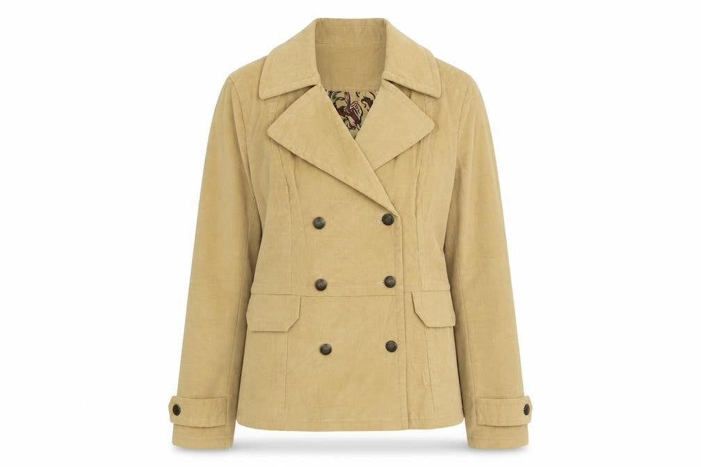 Nicole Womens Beige Jacket Size 8 Button