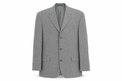 George Mens Grey Wool Jacket Suit Jacket Size M Regular
