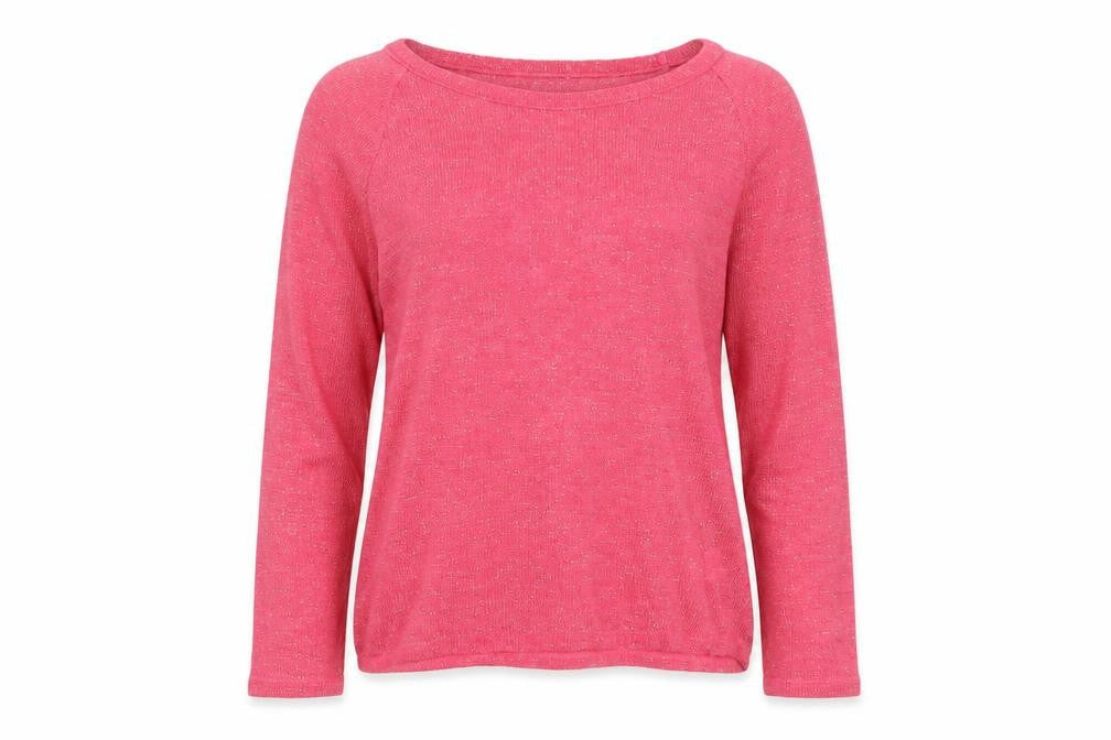 Atmosphere Womens Pink Round Neck Acrylic Pullover Jumper Size 6