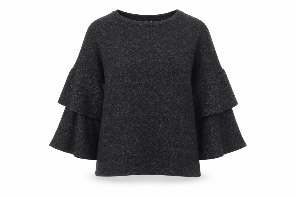 New Look Womens Grey Boat Neck Polyester Pullover Jumper Size S