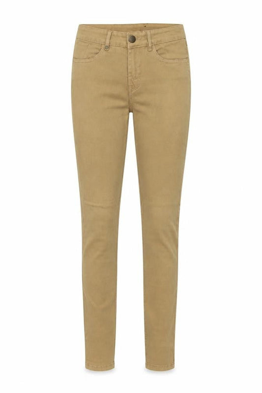 Janina Womens Brown Cotton Skinny Jeans Size 8 L33 in Regular Button