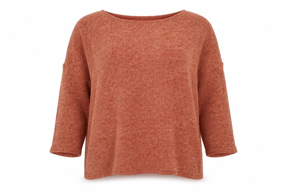TU Womens Red Round Neck Acrylic Pullover Jumper Size 16