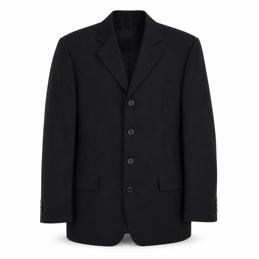 Tom English Mens Grey Polyester Jacket Suit Jacket Size L Regular