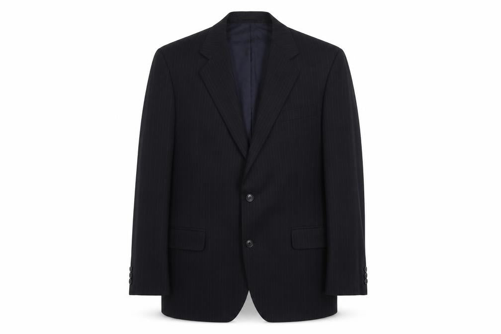 Marks & Spencer Mens Black Polyester Jacket Suit Jacket Size L Regular