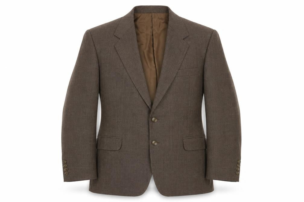 Marks & Spencer Mens Brown Polyester Jacket Suit Jacket Size M Regular