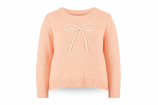 Miss Selfridge Womens Orange Round Neck Acrylic Pullover Jumper Size 14