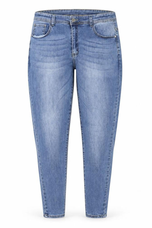 Big Spade Womens Blue Cotton Skinny Jeans Size 34 in Regular Zip
