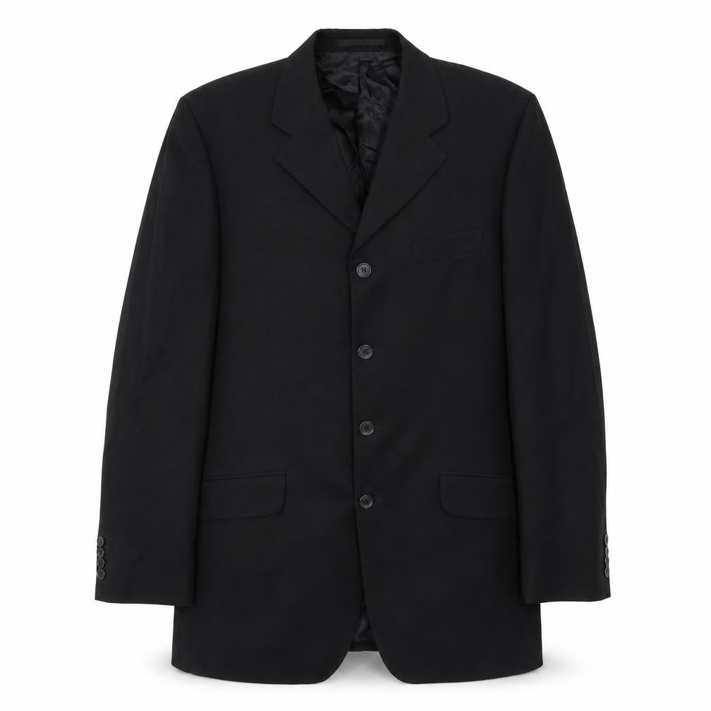 Daniel Grahame Mens Black Polyester Jacket Suit Jacket Size 40 Regular