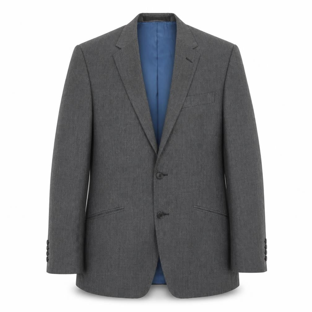 Marks & Spencer Mens Grey Polyester Jacket Suit Jacket Size 38 Regular