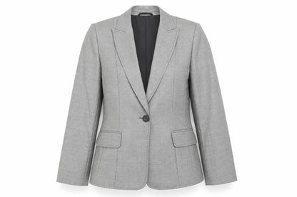 Planet Womens Grey Viscose Jacket Blazer Size 14