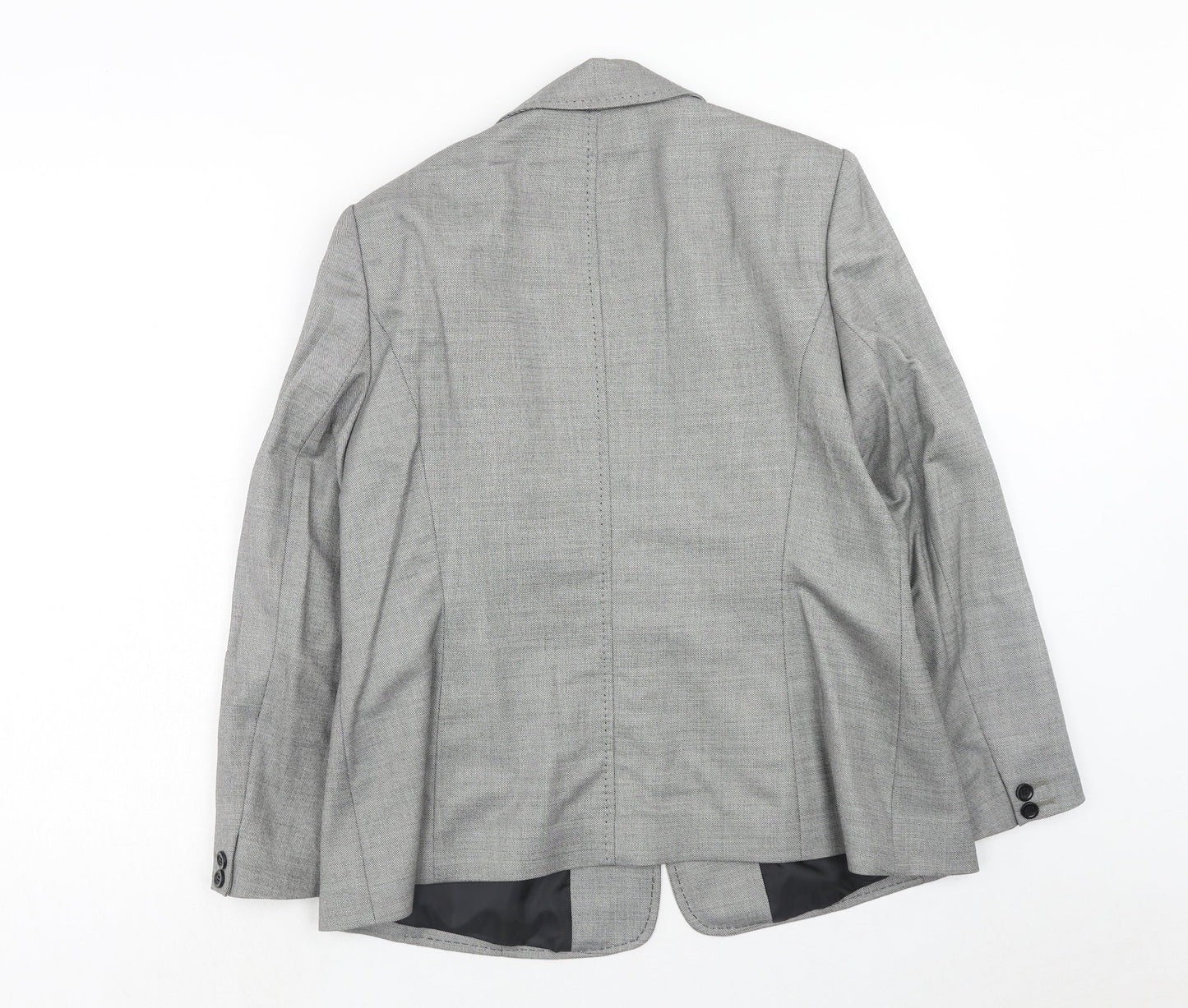 Planet Womens Grey Viscose Jacket Blazer Size 14