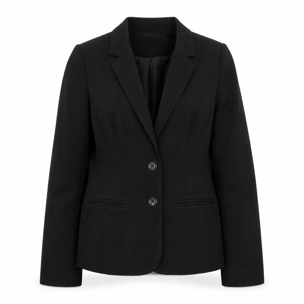 Papaya Womens Black Polyester Jacket Suit Jacket Size 12