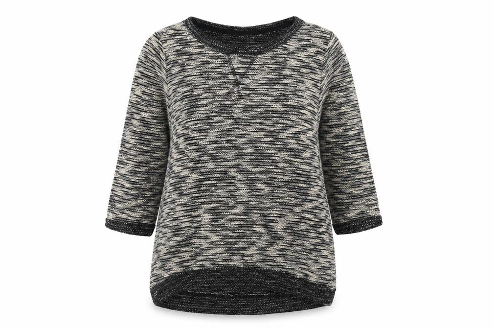 H&M Womens Brown Round Neck Polyester Pullover Jumper Size XS