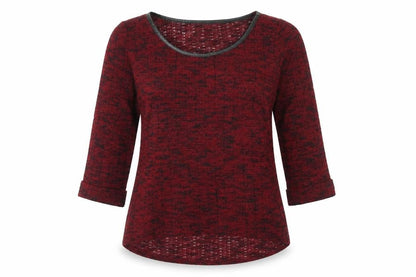 Next Womens Red Boat Neck Polyester Pullover Jumper Size 10