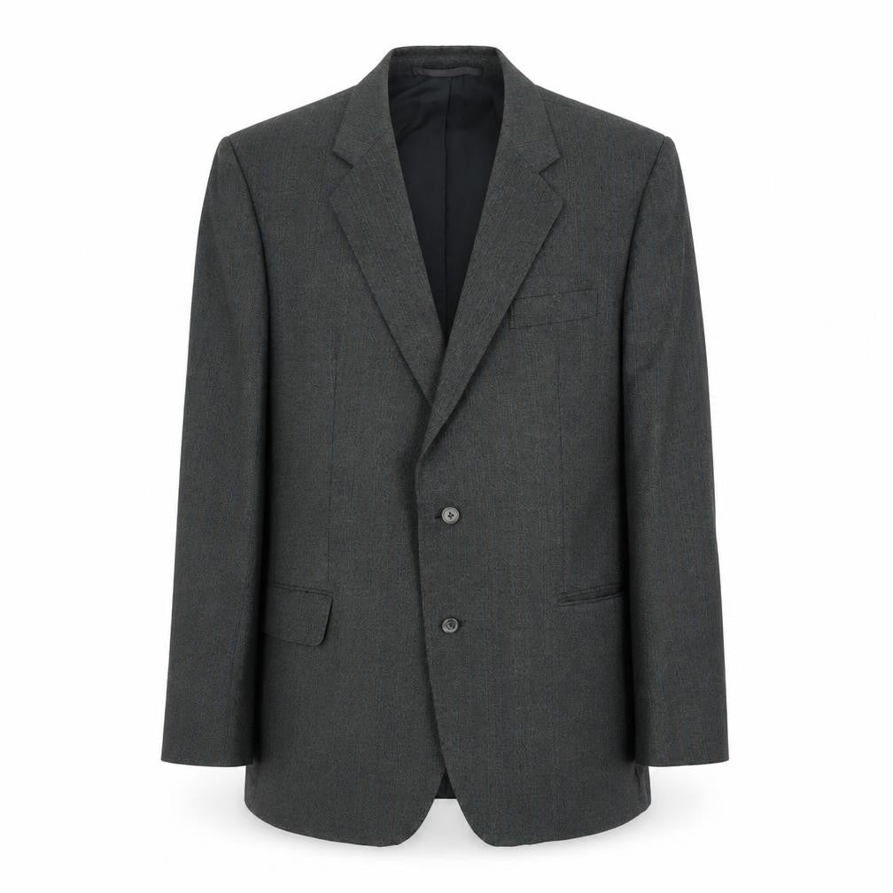 Czarina Mens Grey Polyester Jacket Suit Jacket Size 44 Regular