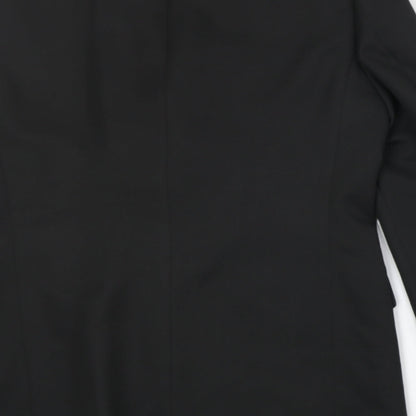 marks Mens Black Polyester Jacket Suit Jacket Size 40 Regular